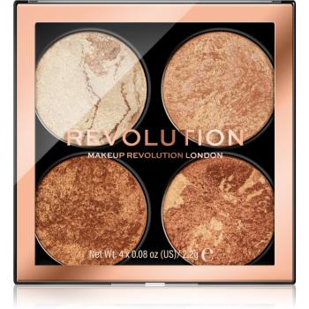 Makeup Revolution Cheek Kit paletta arcra árnyalat Don’t Hold Back 4 x 2.2 g